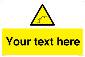 Custom warning barrier